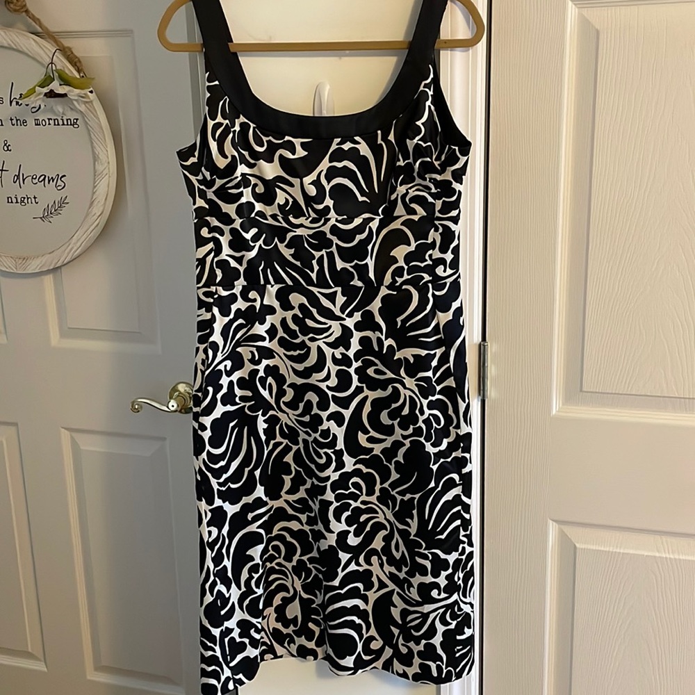 Black and white dress